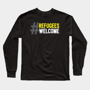 #RefugeesWelcome Long Sleeve T-Shirt